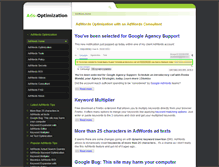 Tablet Screenshot of ads-optimization.com